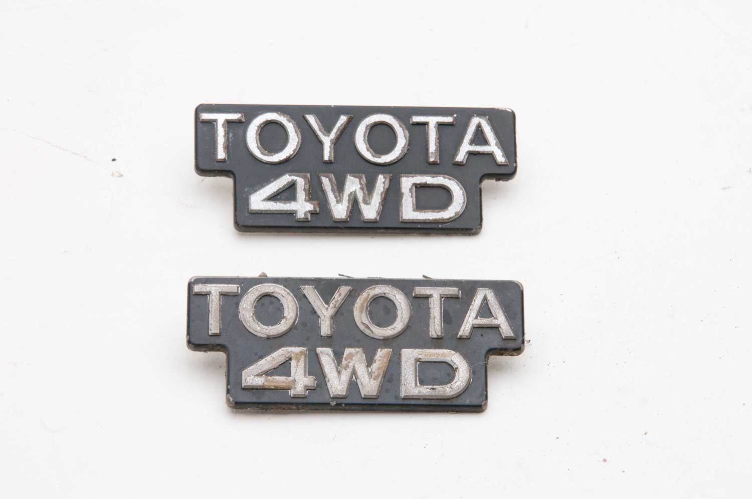 1984-88 Toyota 4WD Pickup B-Pillar Badge Emblem Pair Set $75