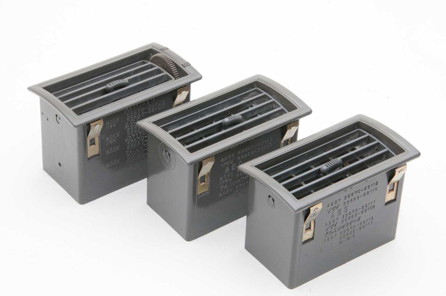 1987-1988 Toyota Pickup -1989 4Runner GREY Dash Vent Set OEM $135